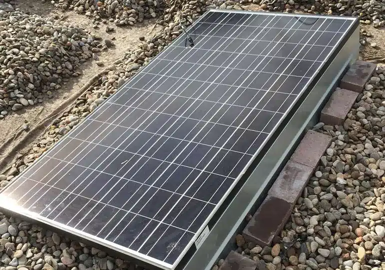 Placa solar en tejado de Les Corts de Barcelona