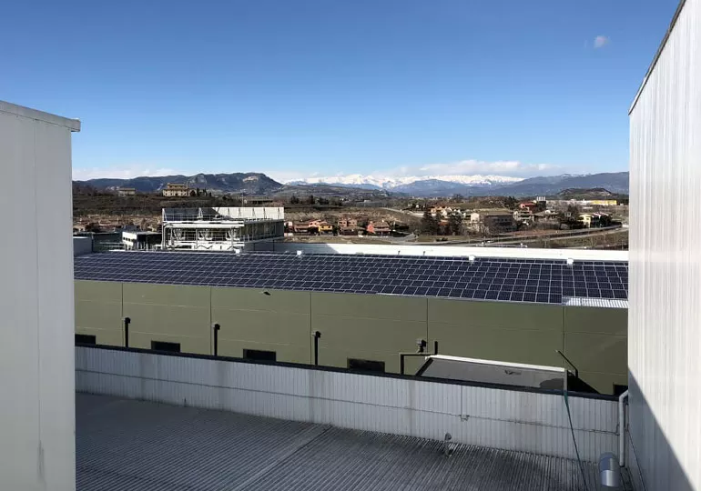 Instalación de placas solares en Gurb, Barcelona