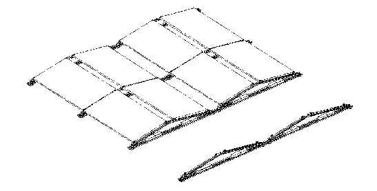 Estructuras fotovoltaicas cubierta, sistema inclinado CSI